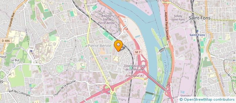 localisation de l'entreprise MONSIEUR RIAD ESSABER  OULLINS-PIERRE-BENITE