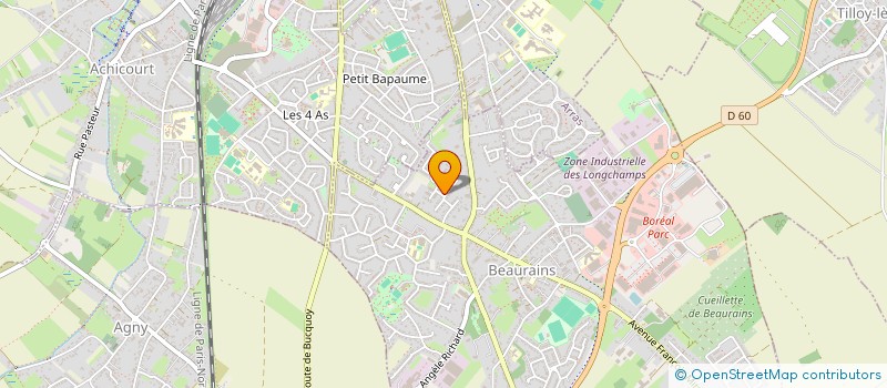 localisation de l'entreprise MONSIEUR RIAD GOUGAM  BEAURAINS