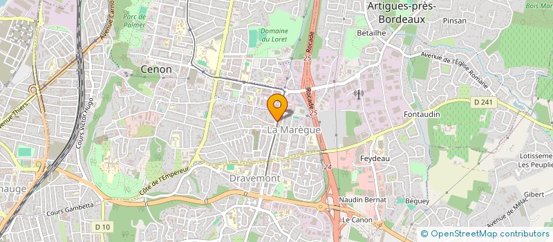 localisation de l'entreprise MONSIEUR RIAD GUEMRAOUI  CENON