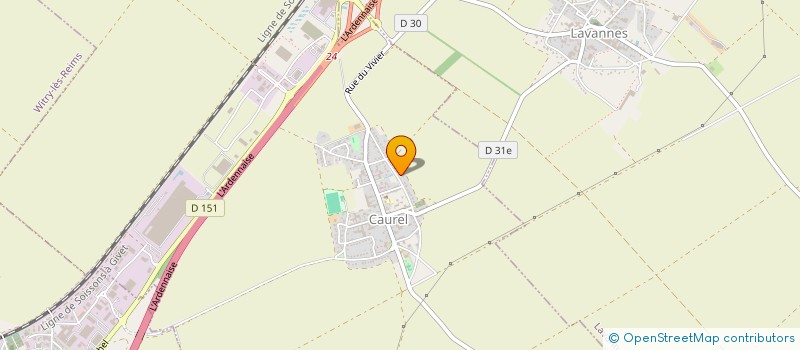 localisation de l'entreprise MONSIEUR RIAD HADJ ABDERRAHMAN  CAUREL