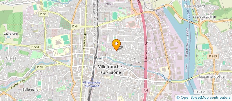 localisation de l'entreprise MONSIEUR RIAD HADJERAS  VILLEFRANCHE-SUR-SAONE