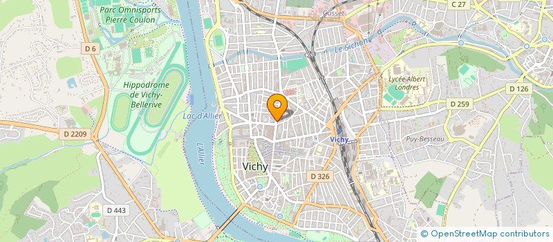 localisation de l'entreprise MONSIEUR RIAD HAMOUI à VICHY