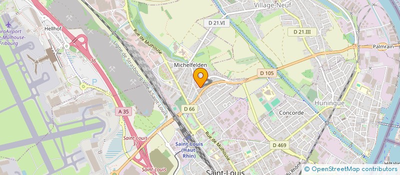 localisation de l'entreprise MONSIEUR RIAD HMAMA  SAINT-LOUIS