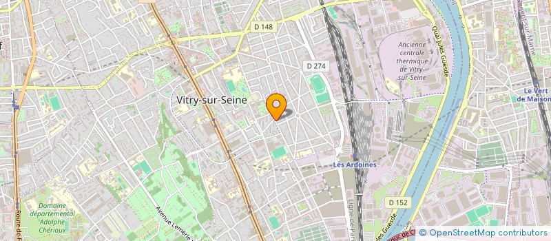 localisation de l'entreprise MONSIEUR RIAD HOUSSOUNI à VITRY-SUR-SEINE