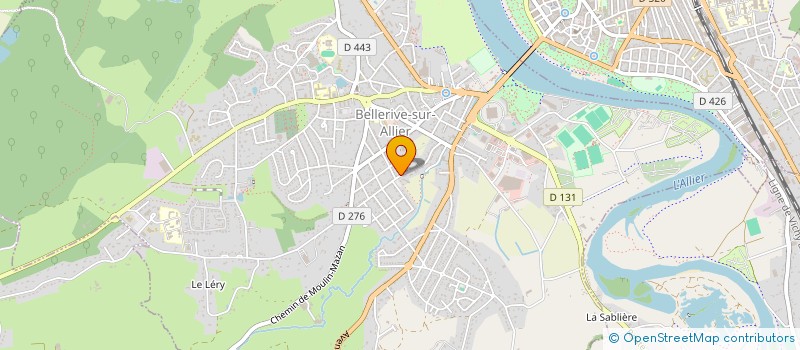 localisation de l'entreprise MONSIEUR RIAD KANFOUAH  BELLERIVE-SUR-ALLIER