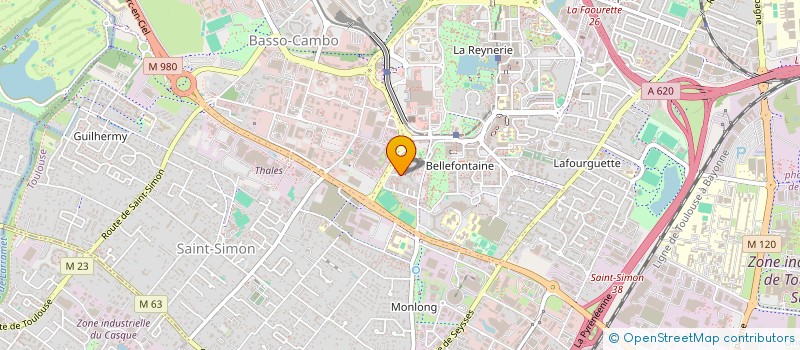 localisation de l'entreprise MONSIEUR RIAD LATRECHE à TOULOUSE