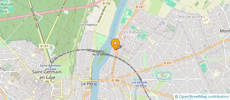 localisation de l'entreprise MONSIEUR RIAD MANSOUR  LE PECQ