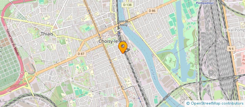 localisation de l'entreprise MONSIEUR RIAD MERED  CHOISY-LE-ROI