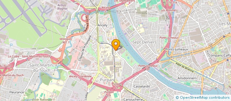 localisation de l'entreprise MONSIEUR RIAD MIAR  TOULOUSE