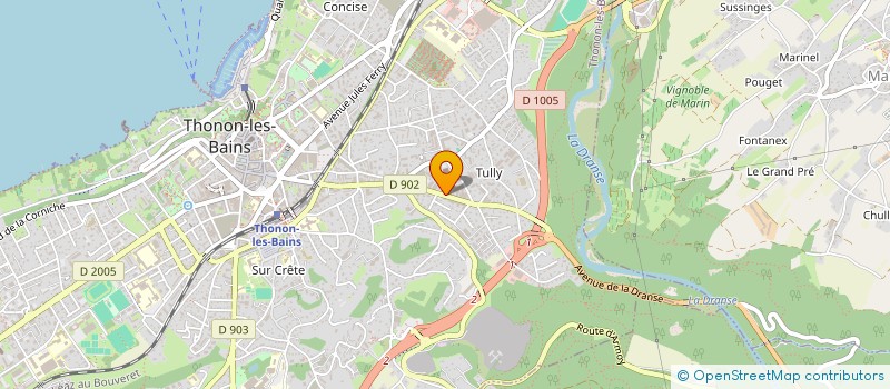 localisation de l'entreprise MONSIEUR RIAD OUACHTATI à THONON-LES-BAINS