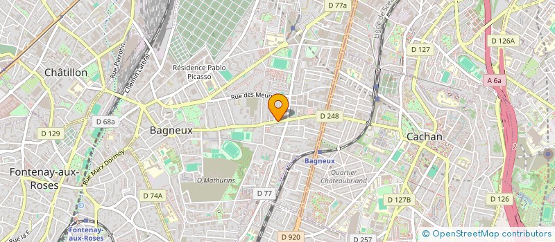 localisation de l'entreprise MONSIEUR RIAD REDADAA à BAGNEUX
