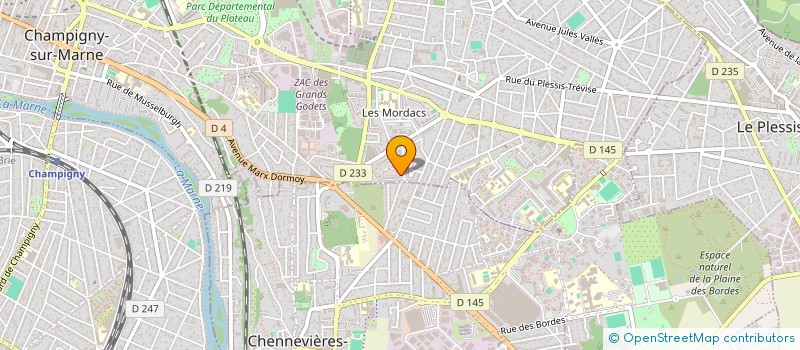 localisation de l'entreprise MONSIEUR RIAD ROUIZI à CHAMPIGNY-SUR-MARNE