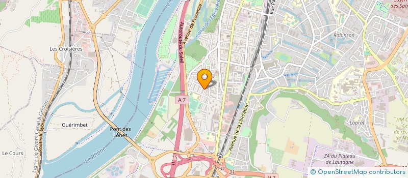 localisation de l'entreprise MONSIEUR RIAD SAAD EDDINE  VALENCE