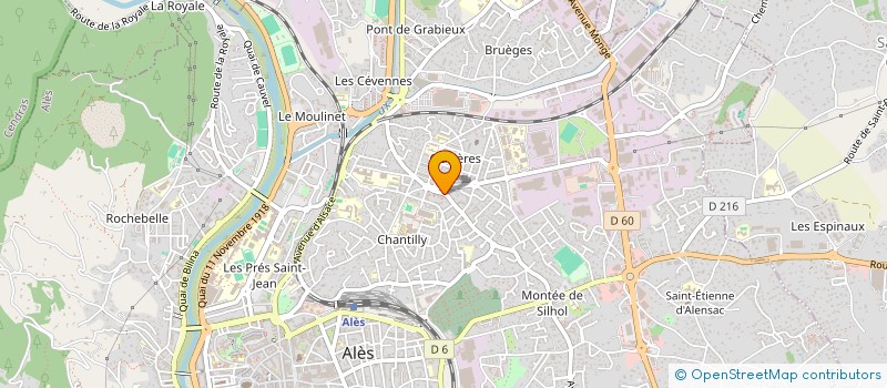 localisation de l'entreprise MONSIEUR RIAD SAKHRAOUI à ALES