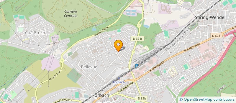 localisation de l'entreprise MONSIEUR RIAD SAOULA  FORBACH