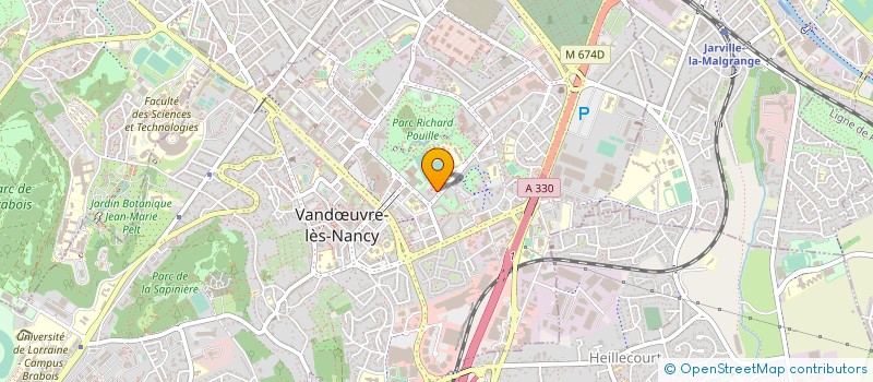 localisation de l'entreprise MONSIEUR RIAD TALOUB à VANDŒUVRE-LES-NANCY