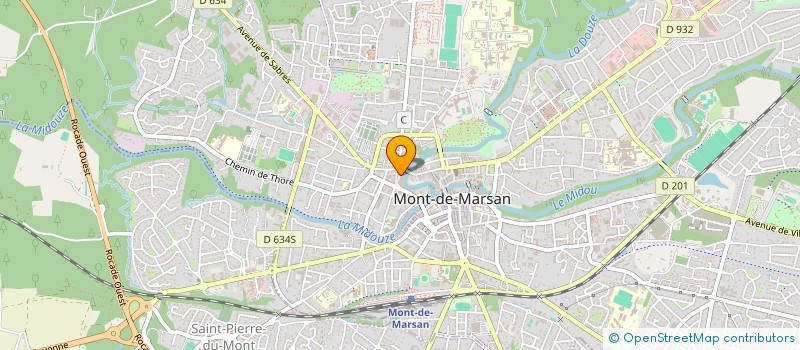 localisation de l'entreprise MONSIEUR RIAD THIERRY DAKHLI  MONT-DE-MARSAN