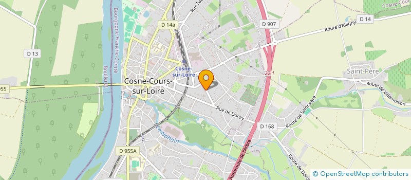 localisation de l'entreprise MONSIEUR RIAD WAGRI à COSNE-COURS-SUR-LOIRE