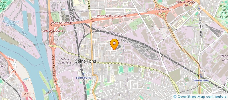 localisation de l'entreprise MONSIEUR RIAD WISSAM  SAINT-FONS