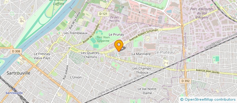 localisation de l'entreprise MONSIEUR RIAD ZIOUI  SARTROUVILLE