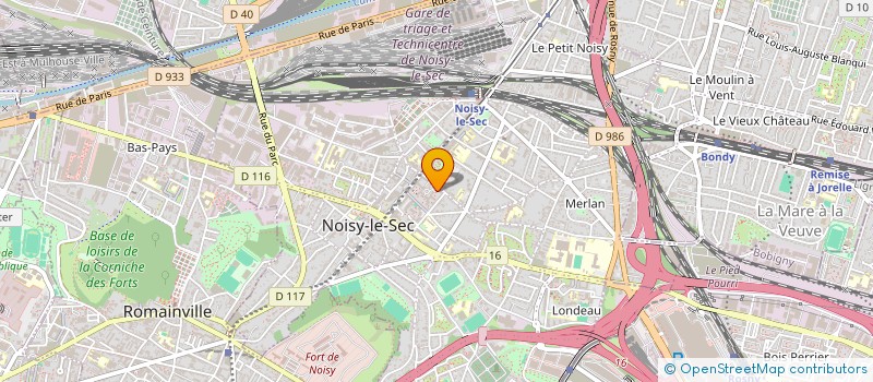 localisation de l'entreprise MONSIEUR RIADE MOULKAF  NOISY-LE-SEC