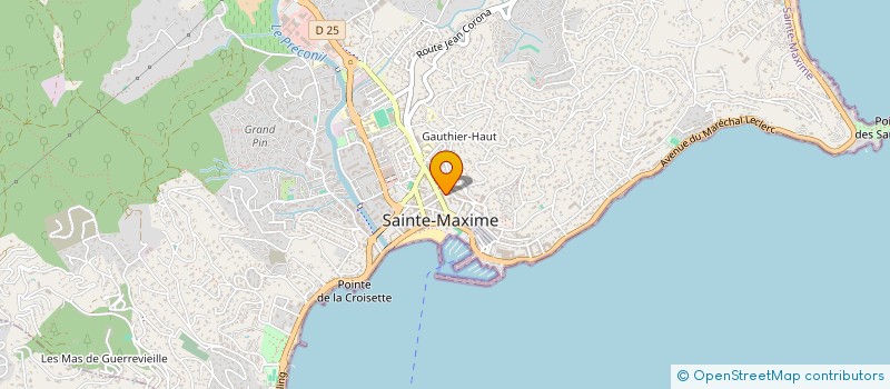 localisation de l'entreprise MONSIEUR RIADH ABID à SAINTE-MAXIME
