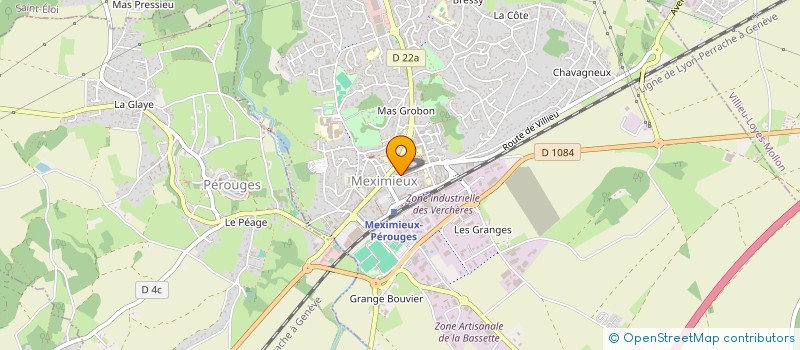 localisation de l'entreprise MONSIEUR RIADH BEN JRAIED à MEXIMIEUX
