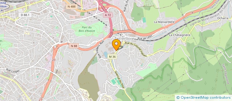 localisation de l'entreprise MONSIEUR RIADH BEN LETAIEF  SAINT-ETIENNE