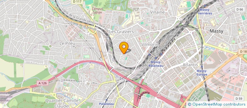 localisation de l'entreprise MONSIEUR RIADH BEN MAHMOUD  PALAISEAU