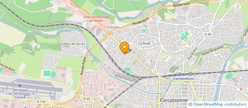 localisation de l'entreprise MONSIEUR RIADH BEN MOHAMED  CARCASSONNE