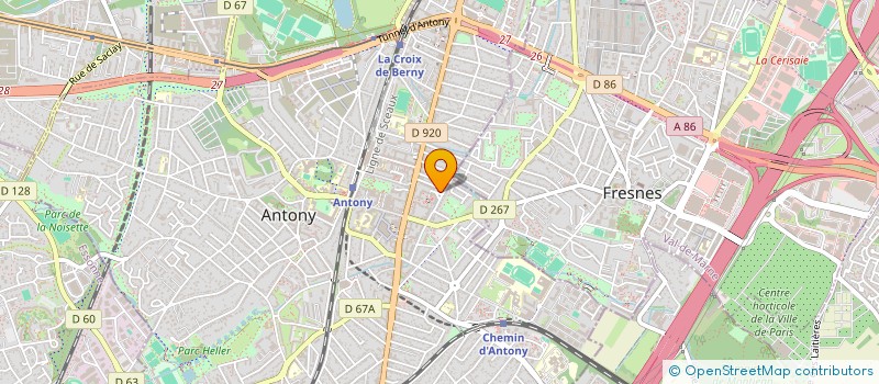 localisation de l'entreprise MONSIEUR RIADH BEN SALEM à ANTONY