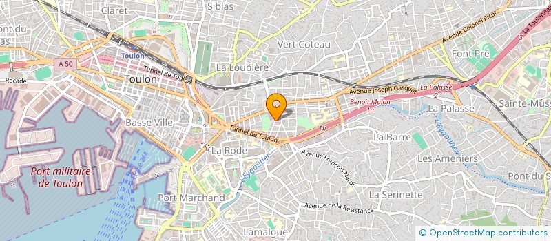 localisation de l'entreprise MONSIEUR RIADH BEN SALEM  TOULON