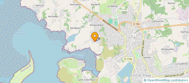 localisation de l'entreprise MONSIEUR RIADH BENSAOULA  CARNAC