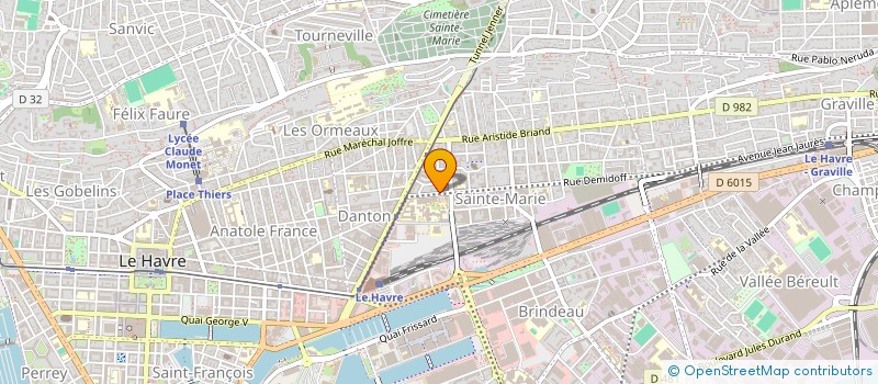 localisation de l'entreprise MONSIEUR RIADH BOUKHEMAL à LE HAVRE