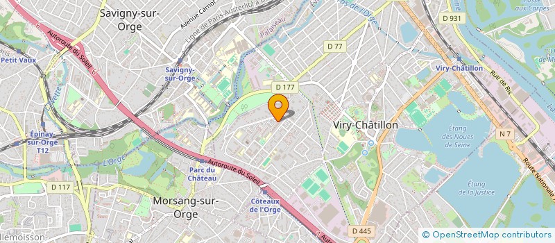 localisation de l'entreprise MONSIEUR RIADH BOURGUIBA à VIRY-CHATILLON