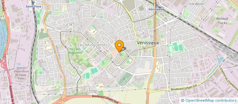 localisation de l'entreprise MONSIEUR RIADH BOUZAKHER  VENISSIEUX