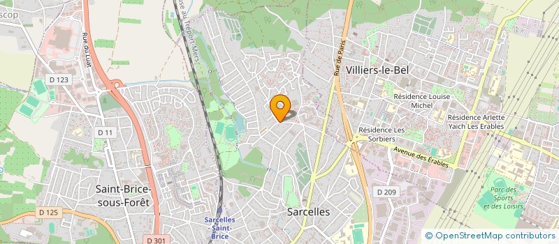 localisation de l'entreprise MONSIEUR RIADH CHAFFAR  SARCELLES