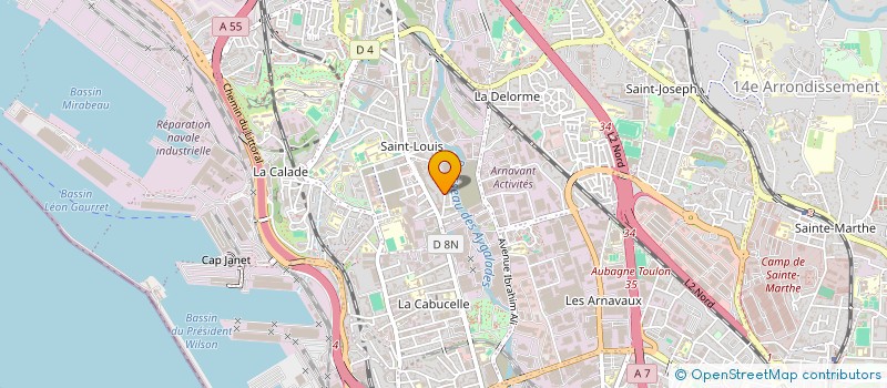 localisation de l'entreprise MONSIEUR RIADH CHTITI à MARSEILLE