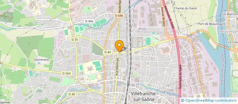 localisation de l'entreprise MONSIEUR RIADH DALDOUL à VILLEFRANCHE-SUR-SAONE