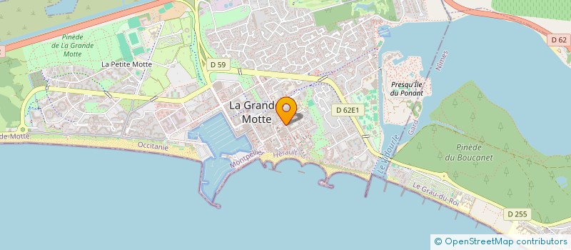 localisation de l'entreprise MONSIEUR RIADH DJERBI à LA GRANDE-MOTTE
