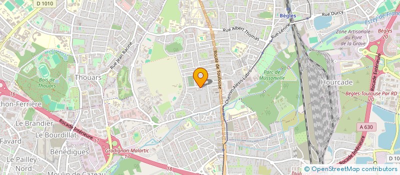 localisation de l'entreprise MONSIEUR RIADH DOUKALI  VILLENAVE-D'ORNON