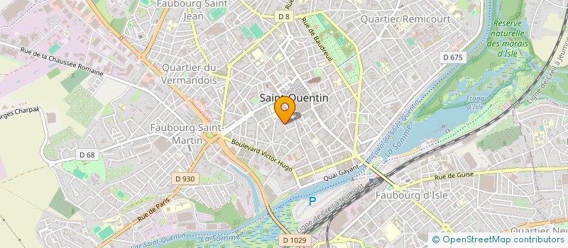 localisation de l'entreprise MONSIEUR RIADH GUEDIRI à SAINT-QUENTIN