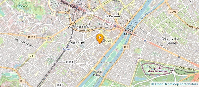 localisation de l'entreprise MONSIEUR RIADH GUIDARA  PUTEAUX