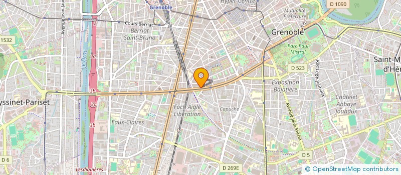 localisation de l'entreprise MONSIEUR RIADH HADJ SALEM  GRENOBLE