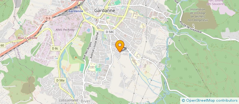 localisation de l'entreprise MONSIEUR RIADH HADJIDJ  GARDANNE
