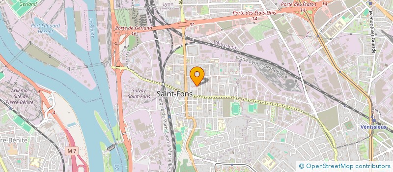 localisation de l'entreprise MONSIEUR RIADH HAMMOUDA  ST FONS