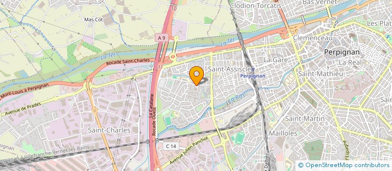 localisation de l'entreprise MONSIEUR RIADH KARMOUS  PERPIGNAN