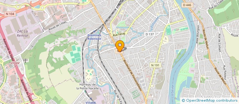 localisation de l'entreprise MONSIEUR RIADH MAHZOUA à CORBEIL-ESSONNES
