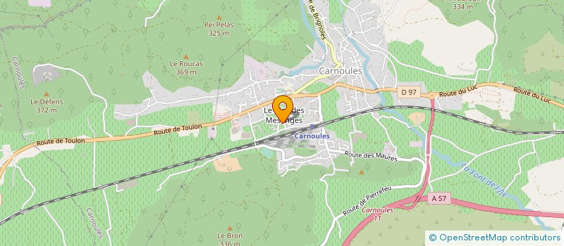 localisation de l'entreprise MONSIEUR RIADH MARAWI  CARNOULES