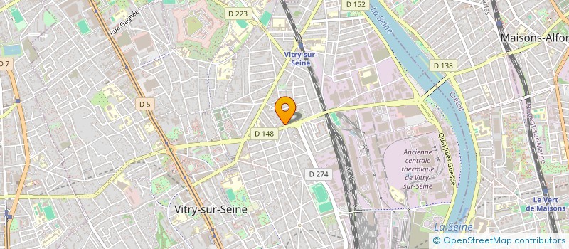 localisation de l'entreprise MONSIEUR RIADH MARAWI  VITRY-SUR-SEINE